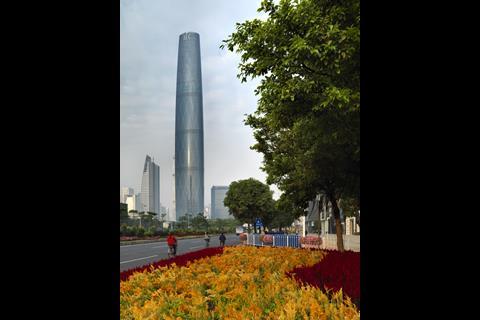 Guangzhou International Finance Centre in China by Wilkinson Eyre Architects